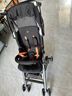 好孩子（gb）口袋車(chē)?嬰兒推車(chē)可登機遛娃輕便折疊帶減震旅行車(chē)6個(gè)月-4歲 黑橙 曬單實(shí)拍圖