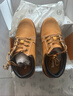 添柏嵐（Timberland）男鞋馬丁靴戶(hù)外徒步登山防潑水皮革低幫大黃靴耐磨美式工裝靴 A1P3LW/建議拍小半碼/231小麥色 43 曬單實(shí)拍圖