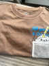 巴拉巴拉童裝男童短袖t恤寶寶打底衫純棉女童上衣速干夏新款 咖啡A51212 110 曬單實(shí)拍圖