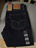 Levi's李維斯新品男士502經(jīng)典低腰錐形簡(jiǎn)約復古牛仔長(cháng)褲修飾腿型 深藍色 31 (32) 曬單實(shí)拍圖