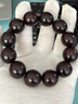 妍韻珠寶收藏級爆金星印度小葉紫檀手串文玩佛珠檀香手鏈20mm重63克以上 曬單實(shí)拍圖