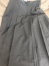 紅袖超好看精致學(xué)院風(fēng)半身裙冬季新款女裝拼接中腰A字顯瘦百褶裙 簡(jiǎn)約灰0A9 M 曬單實(shí)拍圖