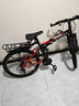 鳳凰官方旗艦店折疊山地車(chē)自行車(chē)變速軟尾越野騎行男士女式青少年單車(chē) 黑紅輻條/折疊雙減震/機械雙碟剎 26英寸【適合155-185cm】 24速(35%客戶(hù)選擇) 曬單實(shí)拍圖