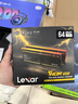 雷克沙（Lexar）DDR5 6400 64GB(32GB×2)套條 電競RGB燈條內存條 CL42 AI部署一步到位 Thor雷神之刃二代 黑色 曬單實(shí)拍圖