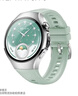華為 HUAWEI WATCH 5 42mm基礎款不銹鋼表殼極光綠氟橡膠表帶X-TAP智感窗eSIM智能手表 曬單實(shí)拍圖