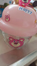 網(wǎng)紅高顏值迷你兒童吸管玻璃杯便攜可愛(ài)杯子牛奶墩墩杯貼紙水杯 粉紅熊款 210ml 曬單實(shí)拍圖