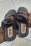回力上?；亓鲂泻?jiǎn)約夏季休閑日常工作兩穿柔軟透氣透氣沙灘涼拖鞋 回力3888/棕色 43 曬單實(shí)拍圖