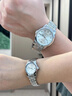 歐利時(shí)瑞士2026新款防水夜光石英情侶手表一對男女同款情人節禮物送女友 情侶間藍一對-升級版-終身質(zhì)保 曬單實(shí)拍圖