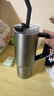 小米吸管保溫杯 大容量冰霸杯 巨無(wú)霸水杯 316L不銹鋼保冷杯 1L金屬灰 曬單實(shí)拍圖
