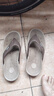 速狐新款按摩男拖鞋男士人字拖男大碼夏季戶(hù)外穿防滑沙灘涼拖鞋男涼鞋 卡其 42 偏小請加大一碼拍 曬單實(shí)拍圖