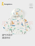 童泰（TONGTAI）嬰兒外套夏季莫代爾棉寶寶衣服兒童休閑遮陽(yáng)連帽上衣藍色90cm 曬單實(shí)拍圖