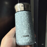 虎牌（TIGER）香港直郵純鈦保溫杯迷你小巧便攜口袋杯茶水分離鈦杯高顏值水杯子 冰川藍【純鈦】230ml 曬單實(shí)拍圖