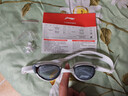 李寧LI-NING泳鏡防水防霧男女高清游泳眼鏡平光游泳鏡LNJT224-6極光白 曬單實(shí)拍圖