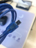 艾莫迅適用于三菱Q06UDEH/Q03UDE/FX3GA等plc編程電纜USB-mini數據線(xiàn)下載線(xiàn) 編織藍 USB-Q 3M 曬單實(shí)拍圖