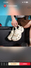 卡駱馳（CROCS）女鞋厚底云朵洞洞鞋戶(hù)外休閑時(shí)尚一腳蹬沙灘鞋 206750-2Y2 38-39 曬單實(shí)拍圖