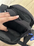 回力（Warrior）男士單肩包潮牌小挎包休閑斜挎包男款小包包女包運動(dòng)手機小背包 黑色大號 曬單實(shí)拍圖