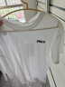 馬克華菲（MARK FAIRWHALE）短袖男士夏季潮牌休閑短袖T恤男寬松重磅220g純棉男裝 白色 M 曬單實(shí)拍圖