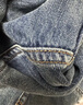 杰克·瓊斯（JACK&JONES）男裝春夏季新款純棉做舊磨破廓形牛仔褲闊腿褲長(cháng)褲子225332029 E39中藍牛仔 常規 32 175 W32/L32 曬單實(shí)拍圖