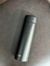 然也保溫杯定制雙層純鈦保鮮抑菌便攜男女士曜石黑480ml PQTB-507 曬單實(shí)拍圖