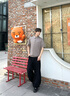 ARMANI EXCHANGE/阿瑪尼春夏新款男士翻領短袖正肩商務刺繡純棉Polo衫 【純棉三粒扣】木棕色 M （尺碼偏大，建議拍小一碼） 曬單實拍圖