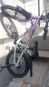 鳳凰（Phoenix）兒童自行車(chē)腳踏車(chē)自行車(chē)3-6-10-18歲童車(chē)雙碟剎帶輔助輪18寸紫色 曬單實(shí)拍圖