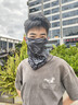 安德瑪（Under Armour）防曬面罩男士掛耳騎行夏季冰絲口罩圍脖套頭巾男女騎手防風(fēng)塵登山 曬單實(shí)拍圖