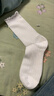 莫代爾5雙白色超薄堆堆襪子女中筒春夏季網(wǎng)眼透氣棉襪花邊日系俏皮百搭 曬單實(shí)拍圖