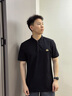海瀾之家（送親友禮袋裝）POLO衫男2026夏季新款翻領(lǐng)短袖體恤純色簡(jiǎn)約上衣 黑色D6 M (170) 建議125-136斤 曬單實(shí)拍圖