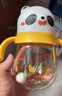 貝親（Pigeon）熊貓小月齡防嗆防漏喝水喝奶ppsu兒童學(xué)飲杯 300ml 7月+ 曬單實(shí)拍圖