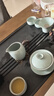 不拙汝窯茶具整套蓋碗茶壺茶杯茶盤(pán)茶具套裝天青悅禾11頭古窗泡茶套裝 曬單實(shí)拍圖