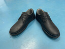 Jeep吉普男鞋春季休閑皮鞋男新品軟底真牛皮英倫商務(wù)正裝鞋潮流休閑鞋 黑色【標準皮鞋碼】 41 曬單實(shí)拍圖