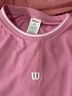 威爾勝（Wilson）官方26年春季新款男士吸濕速干天絲彈力網(wǎng)球運動(dòng)背心 玫粉色-WN00108P013002 XL 曬單實(shí)拍圖