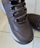足力健老人鞋冬季加厚加絨雪地靴保暖鞋25932018J 女 絳紫 38 曬單實(shí)拍圖