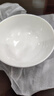 潔雅杰陶瓷碗中式白瓷小碗家用4.5英寸米飯碗喝湯碗面碗套裝10只裝 曬單實(shí)拍圖