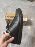愛(ài)步（ECCO）板鞋男 經(jīng)典百搭牛皮輕奢休閑鞋 街頭521304 黑色41 HL 曬單實(shí)拍圖