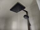 九牧（JOMOO）花灑淋浴套裝鋼琴按鍵大置物臺淋浴噴頭絲雨增壓淋浴器 【絲雨花灑星幕版】36676 曬單實(shí)拍圖
