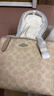蔻馳（COACH） 官方授權 CITY 23經(jīng)典雙C標志印花女士單肩手提包托特包女包 【保稅倉】CU759SVPWH 曬單實(shí)拍圖