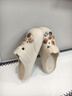 利達妮（TZLDN）eva洞洞鞋女士外穿防滑夏季防臭踩屎感家居家用沙灘涼鞋包頭拖鞋 小熊基地(12個(gè)) 38-39 【標準碼】 曬單實(shí)拍圖