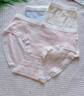 浪莎（LangSha）新疆棉全棉內褲中腰無(wú)痕少女2026夏季新款日系三角內褲 粉色2+灰紫+藍色+米黃 5條 M 【適合70-95斤，卡碼拍大】 曬單實(shí)拍圖