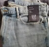 蓋璞男裝春季款棉質(zhì)搭扣松緊挺括無(wú)彈中腰錐形牛仔褲長(cháng)褲720852 曬單實(shí)拍圖