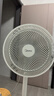 美的（Midea）電風(fēng)扇 家用七葉立式落地扇宿舍臥室輕音節能搖頭桌面小風(fēng)扇大風(fēng)力空氣循環(huán)風(fēng)扇 SAF30AC  曬單實(shí)拍圖