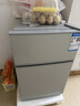 HYUNDAI（韓國現代）小冰箱迷你小型家用冷藏冷凍宿舍出租房辦公室雙開(kāi)門(mén)二門(mén)電冰箱節能省電 58L銀【日銷(xiāo)過(guò)百+租房必備】 曬單實(shí)拍圖