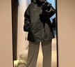 駱駝山海夾克男女戶(hù)外機能登山服防風(fēng)休閑運動(dòng)外套秋冬城市輕戶(hù)外 幻影黑 男女同款 2XL 曬單實(shí)拍圖