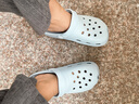潔麗雅護士洞洞鞋女夏季2026新款涼鞋外穿防滑手術(shù)室醫護包頭涼拖鞋男夏 天空藍 38-39 【標準碼】 曬單實(shí)拍圖