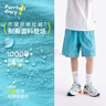 咕嚕日記（Purrfect diary）【輕量】?jì)和p薄五分褲2026夏季男女童工裝短褲休閑耐磨褲 藏青藍 160 曬單實(shí)拍圖