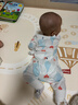 英氏（YEEHOO）嬰兒衣服新生兒連體衣男女寶寶100%精梳棉嬰幼兒居家爬服四季款 曬單實(shí)拍圖