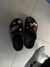 卡駱馳（CROCS）貝雅云彩女士洞洞鞋休閑鞋|208186 黑色-001    37 /38(240mm)   曬單實(shí)拍圖