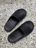 樸西男士四季抗菌室內浴室洗澡防滑居家情侶涼拖女 黑色 44-45 曬單實(shí)拍圖
