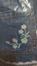 JELLYBABY【復古刺繡】秋裝女童背心外套兒童牛仔馬甲柔軟童裝坎肩上衣 曬單實(shí)拍圖