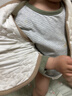 嘟嘟家兒童內衣套裝女童睡衣睡褲冬款男童家居服兩件套寶寶衣服童裝 灰色系條紋 100 曬單實(shí)拍圖